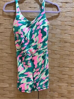 Aerie Offline Colorful Camo Romper